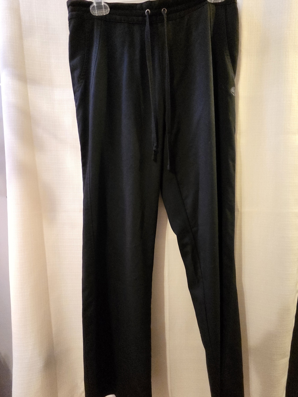 healing hands Black Drawstring Joggers with Side Pockets